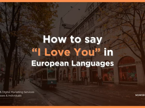 how to say i love you in european languages