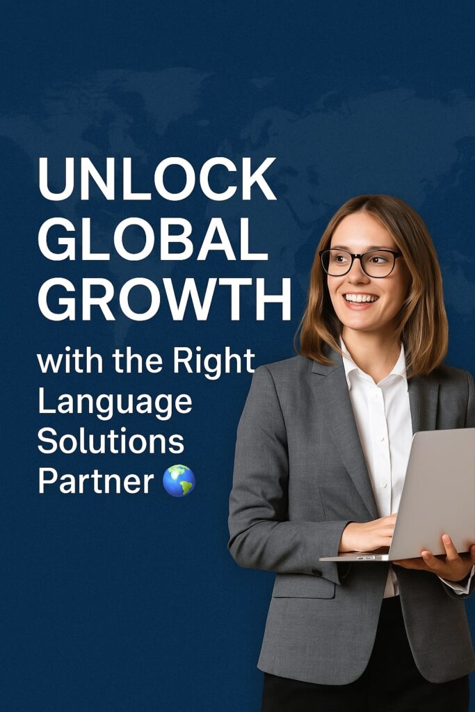 Unlock Global Growth with the Right Language Solutions Partner