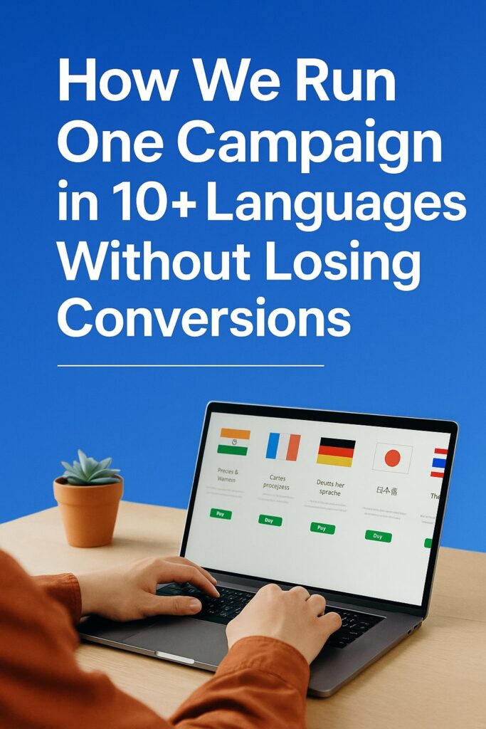How We Run One Campaign in 10+ Languages Without Losing Conversions