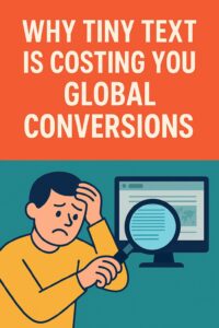 Why Tiny Text Is Costing You Global Conversions