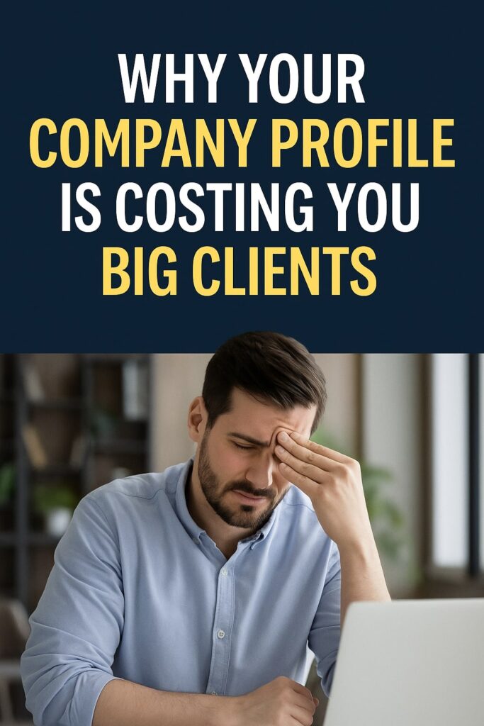 Why Your Company Profile Is Costing You Big Clients
