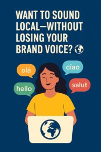 Want to sound local—without losing your brand voice? 🌍